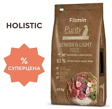 Fitmin Dog Purity Rice Senior&Light (Оленина и ягненок)